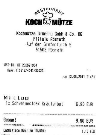 ueso Höffner Kochmütze Restaurant